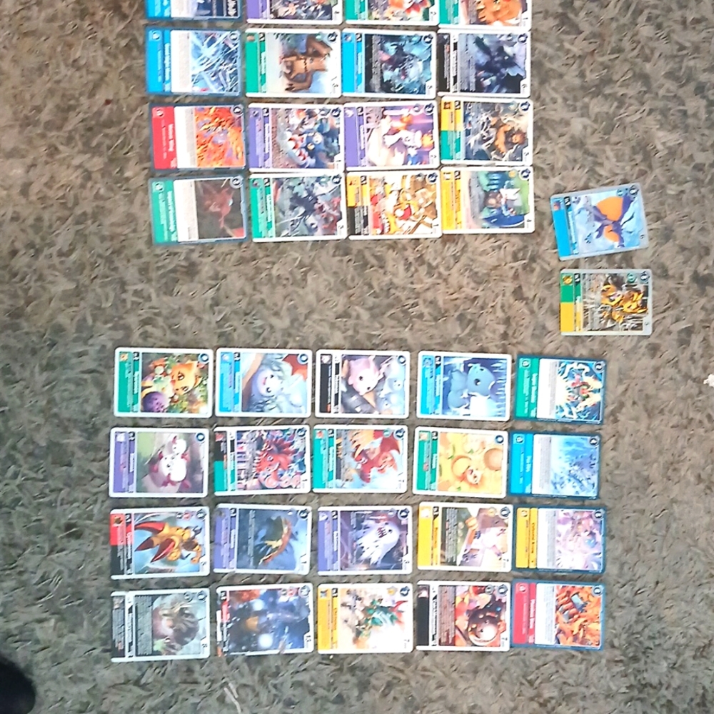 Vintage Retro Digimon Tcg/Ccg Trading Card Bundle